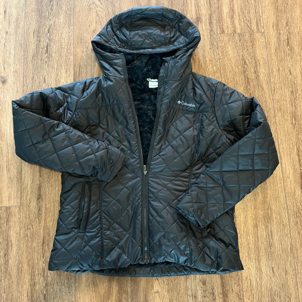 Columbia Dark Quilted Ski Jacket